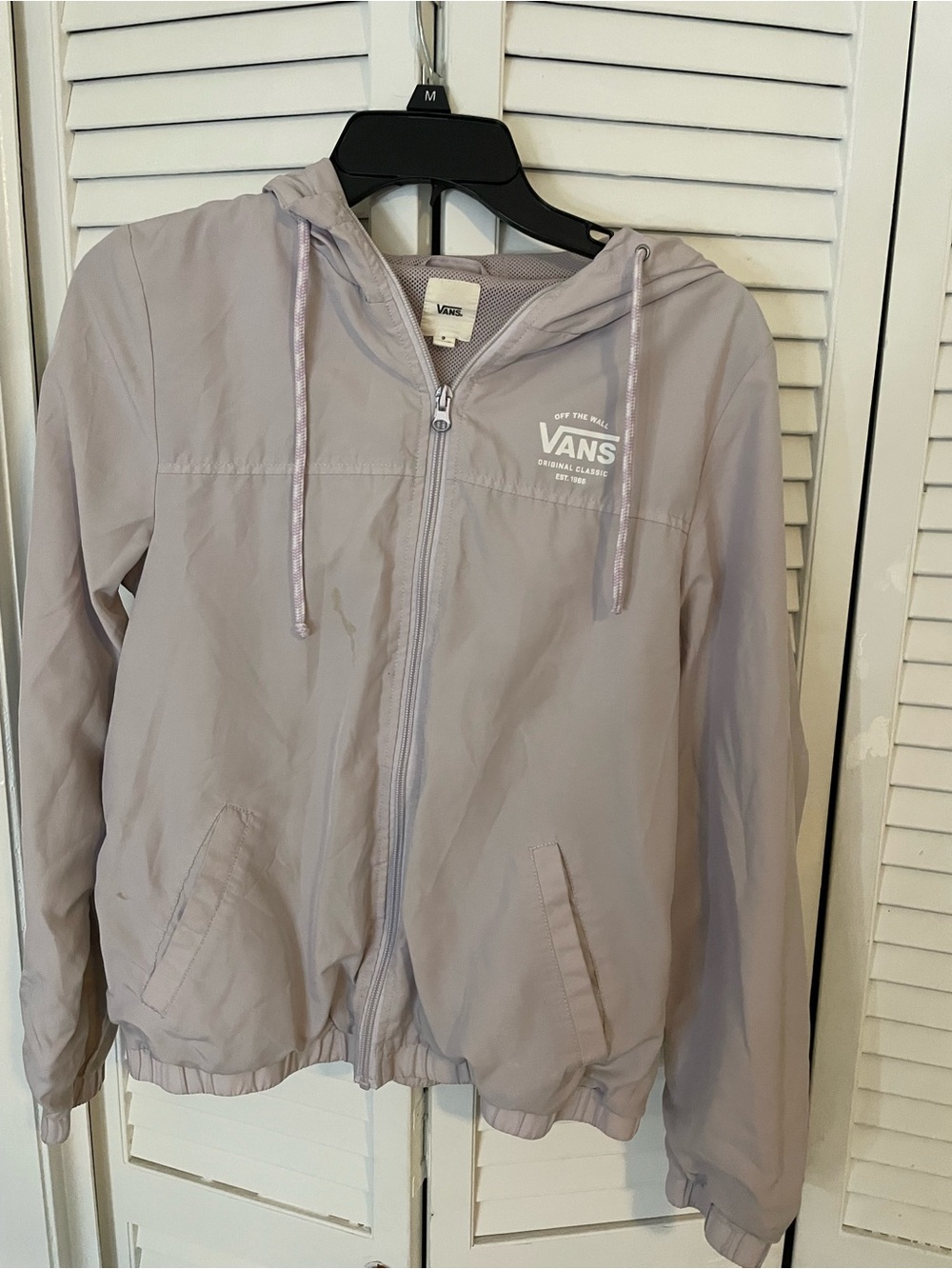 Vans Light Lavender Hooded Windbreaker Jacket